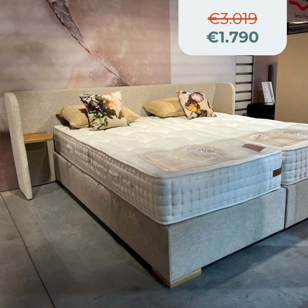 Gheeraert Slaapcomfort Waregem boxspring Recor Bedding Tulip toonzaalmodel Gheeraert Slaapcomfort Waregem boxspring Tulip Recor Bedding toonzaalmodel