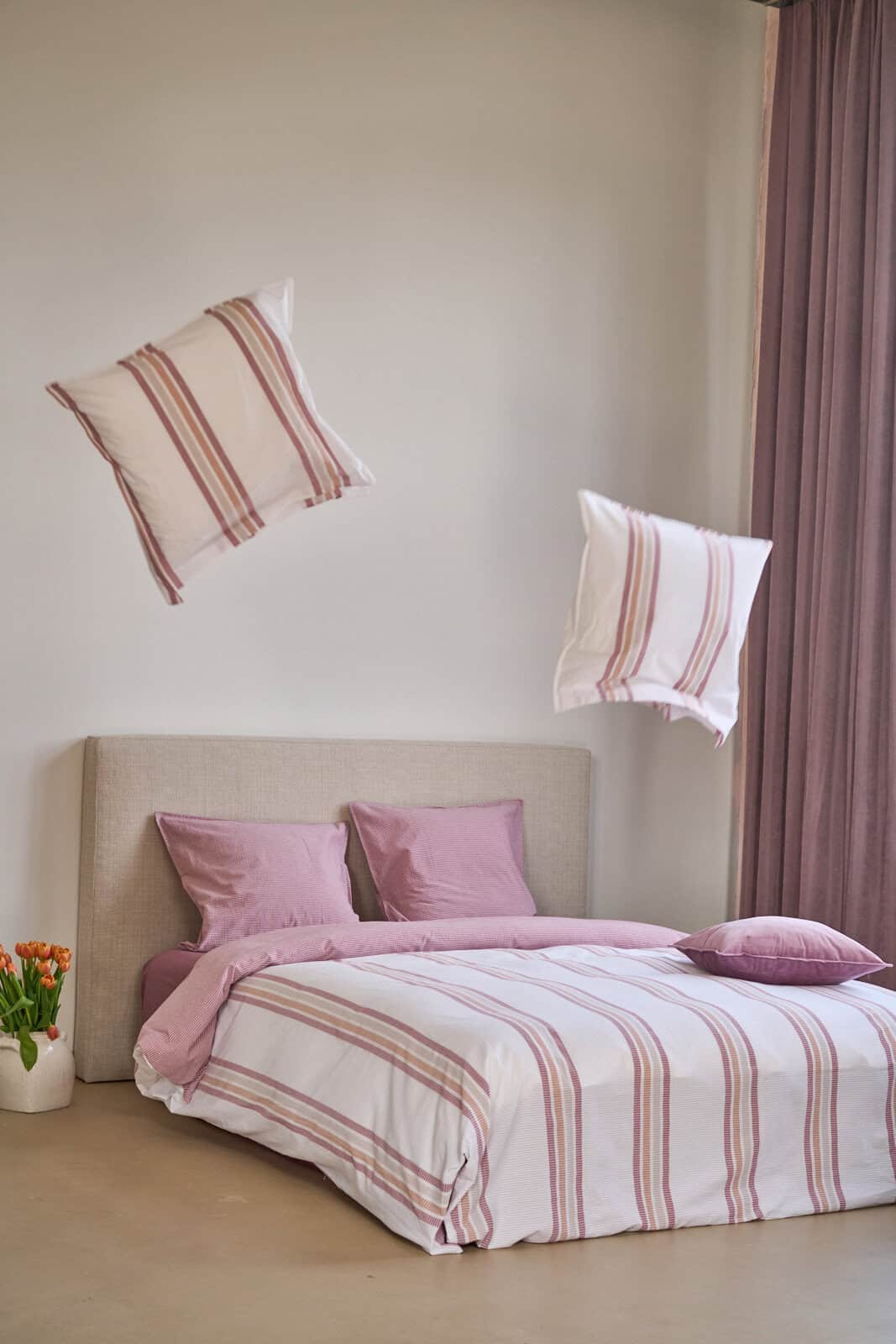 Gheeraert Slaapcomfort Waregem dekbedovertrek seersucker