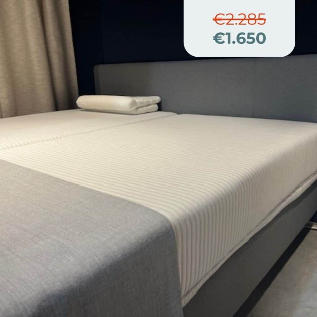 Gheeraert Slaapcomfort Waregem toonzaalmodel boxspring Kreamat Penola Gheeraert Slaapcomfort Waregem toonzaalmodel Kreamat boxspring Penola