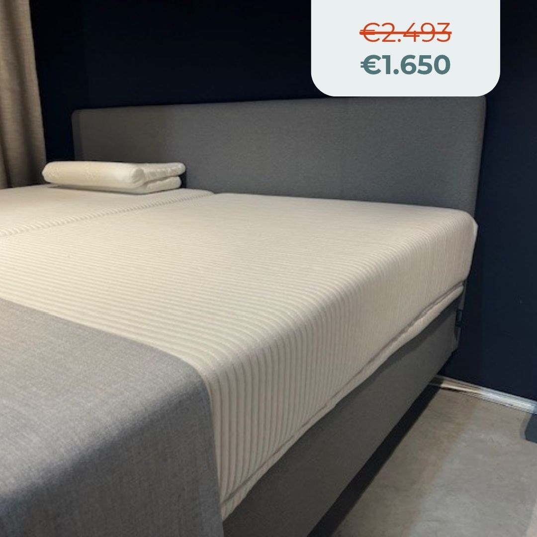 Gheeraert Slaapcomfort Waregem Kreamat boxspring toonzaalmodel