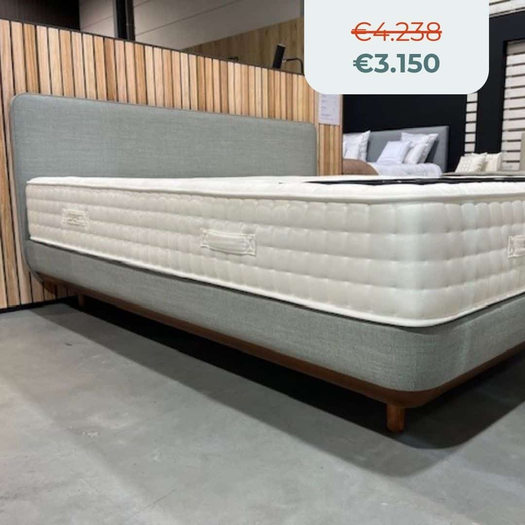 Gheeraert Slaapcomfort Waregem Nillspring Curvo toonzaalmodel Gheeraert Slaapcomfort Waregem Nillspring Curvo boxspring toonzaalmodel