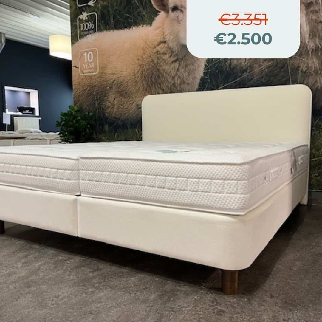 Gheeraert Slaapcomfort Waregem Nillspring boxspring Oxfort toonzaalmodel Gheeraert Slaapcomfort Waregem Nillspring boxspring Oxford toonzaalmodel
