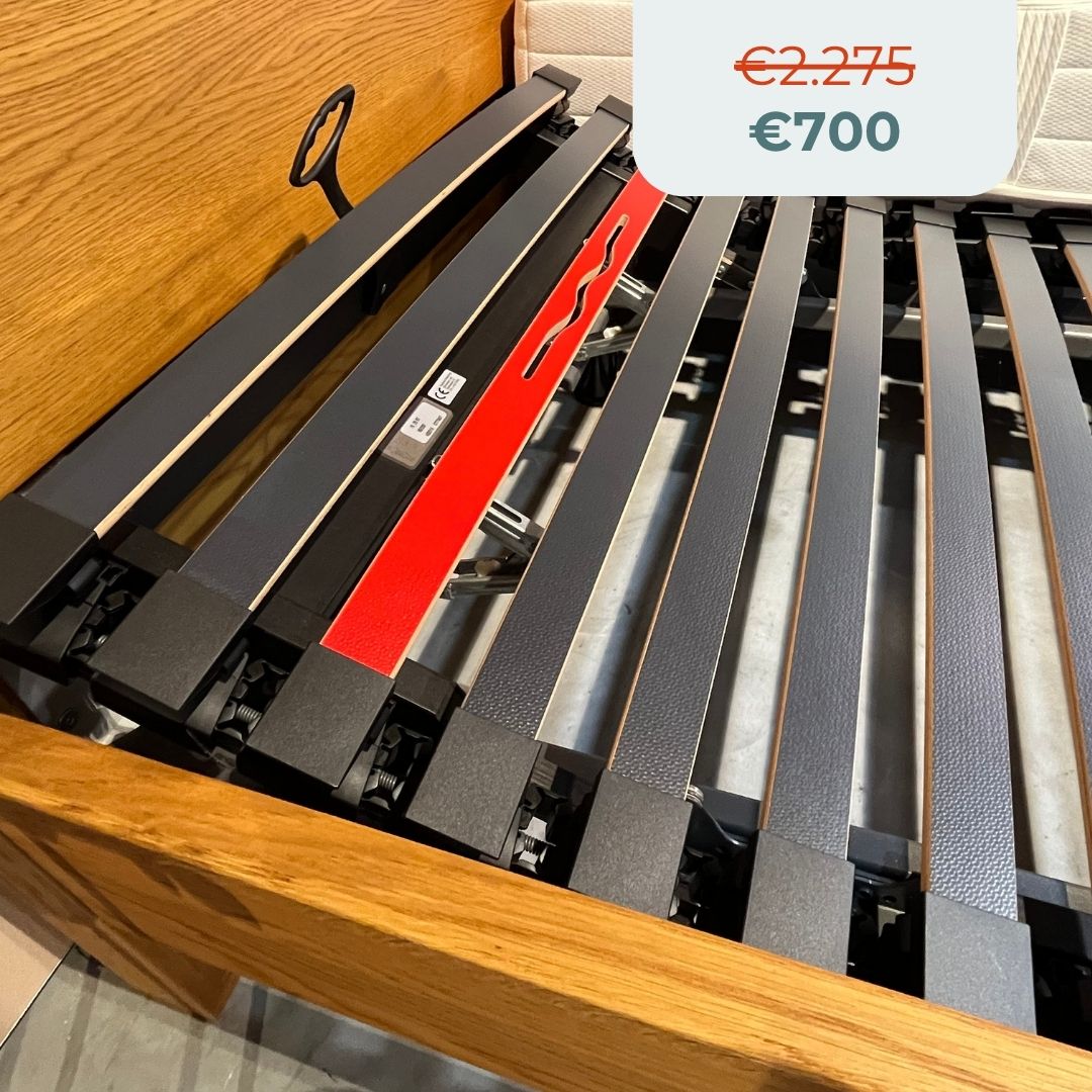 Afgeprijsde lattenbodem uni15 Swissflex als toonzaalmodel.