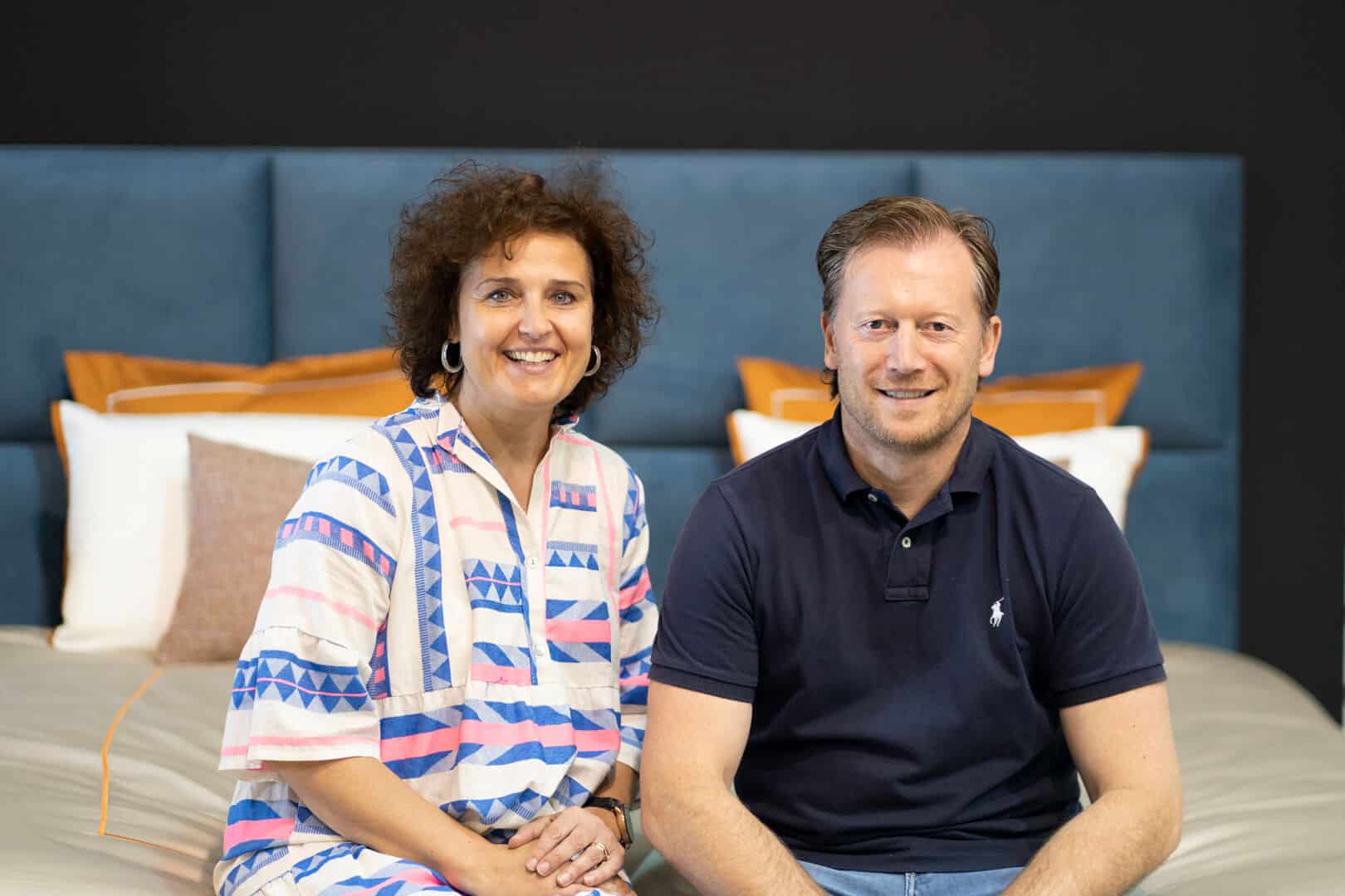 Kurt en Barbara heten je als zaakvoerders altijd welkom in hun zaak Gheeraert Slaapcomfort in Waregem.